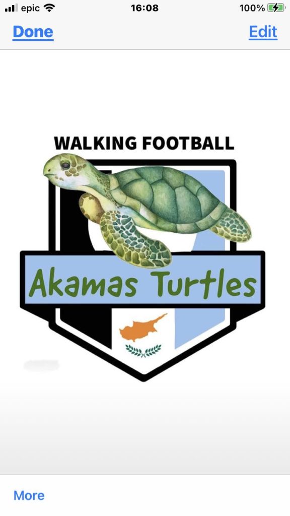 Akamas Turtles Walking Football